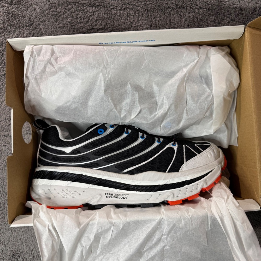 Hoka One One U Stinson Evo OG Black Cosmic Grey Men 11 Trail Running 1155350BKCS